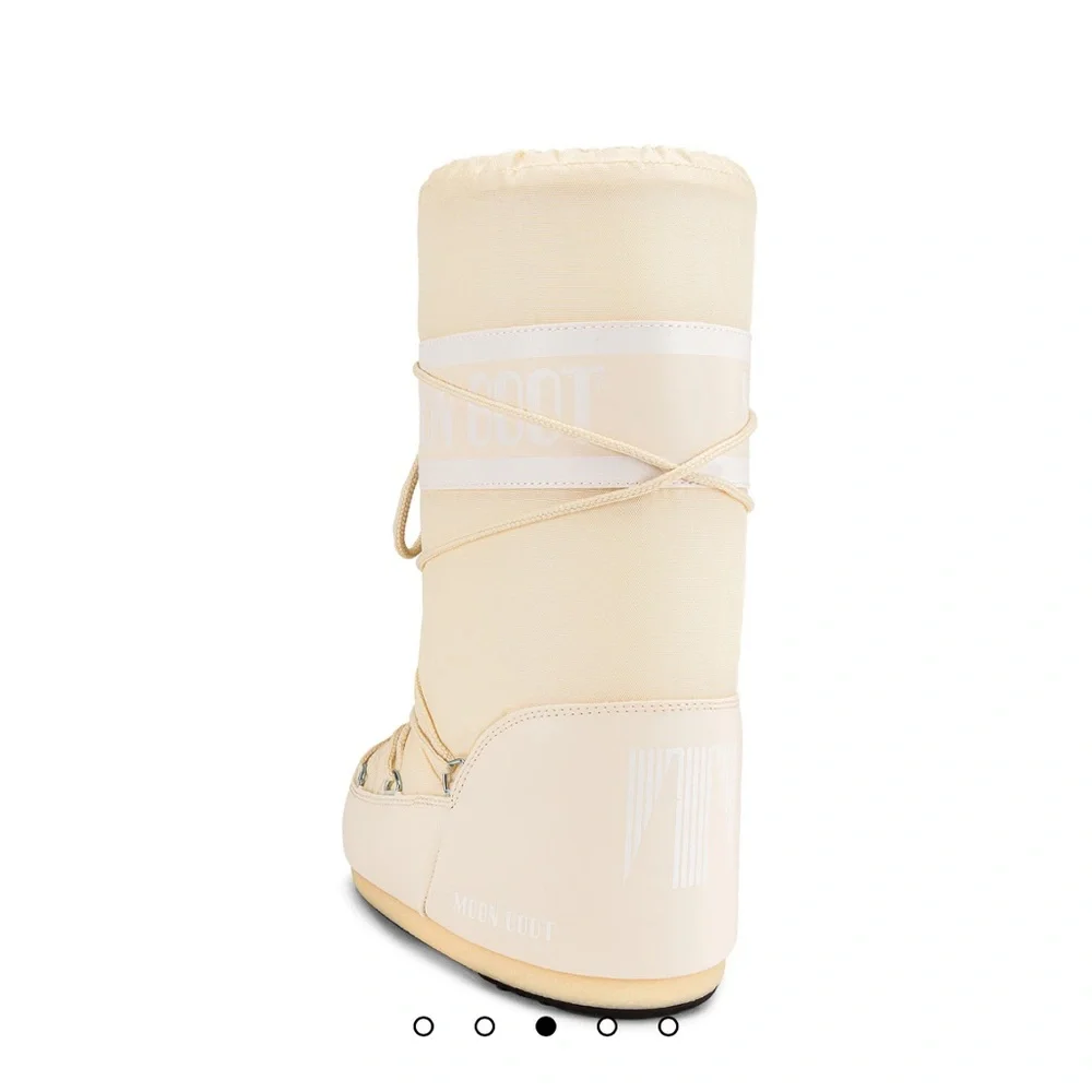 Moon Boot Nylon Boot In Cream - Picture 16 of 16